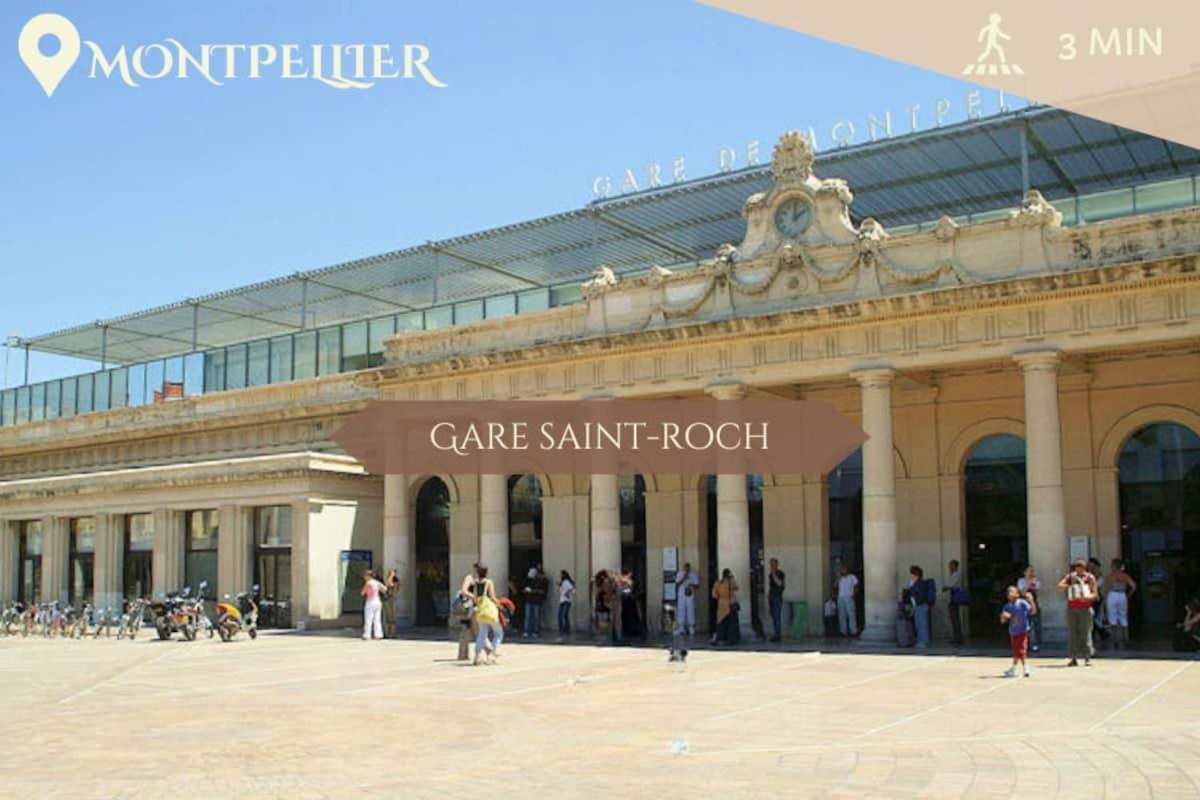 063 - Studio Didion, Centre Gare St Roch, Clim, Balcon,4Pers Montpellier Exterior foto